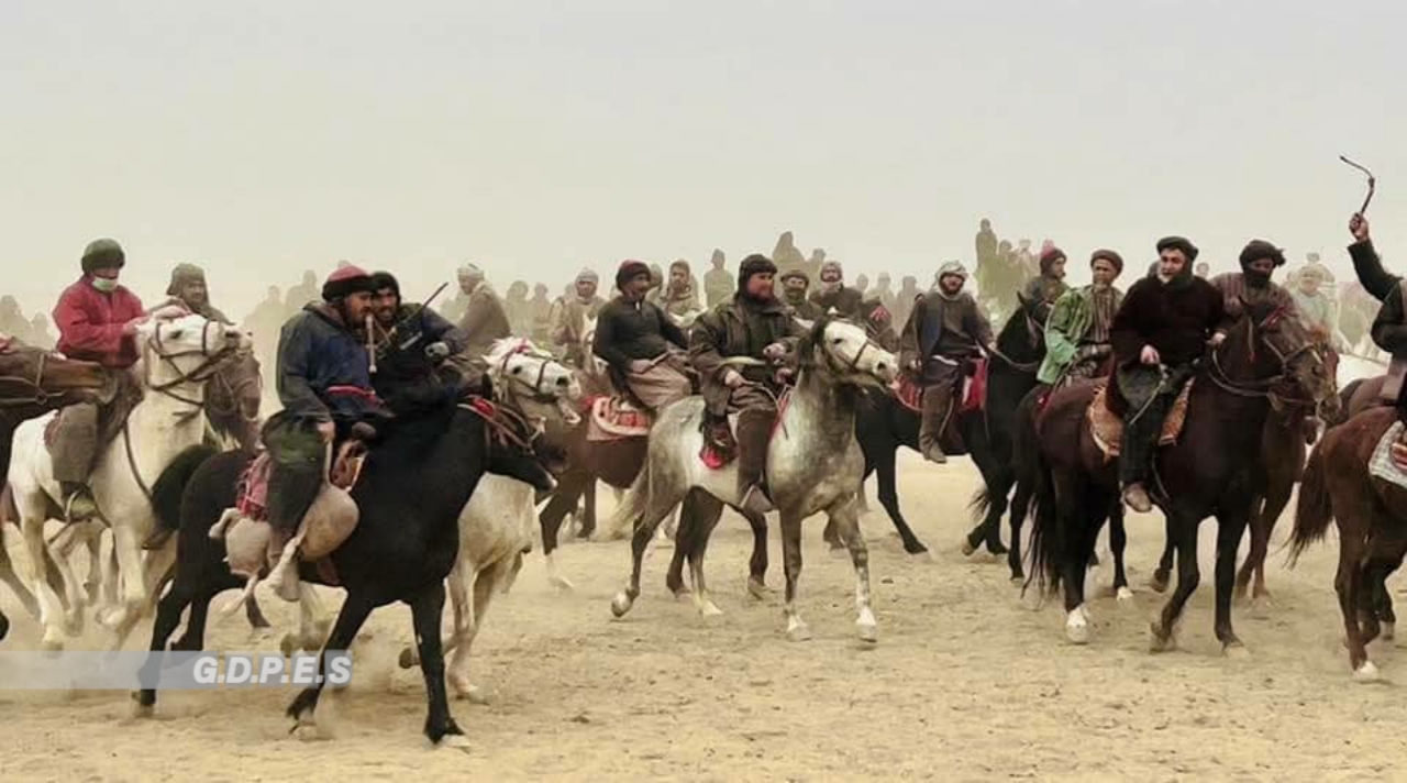مسابقات بزکشی میان ٥٠ چاپنداز در ولسوالی چاهی ولایت بلخ برگزار گردید