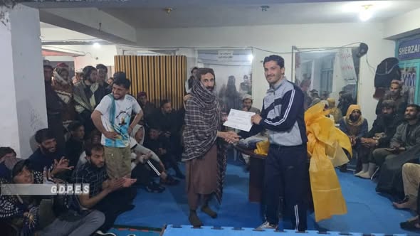 پکتیکا؛ یوسف خېلو ولسوالۍ کې د ۳۷ ورزشکارانو ترمنځ د لاس چپه کولو سیالۍ ترسره شوې