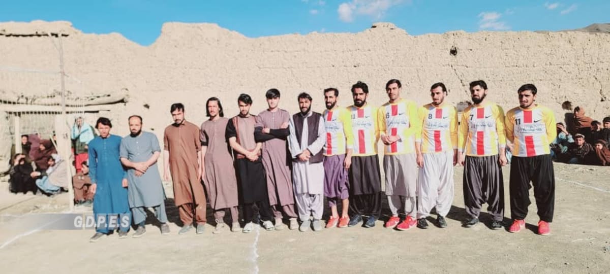 زابل؛ رقابت‌های والیبال میان ۱۲ تیم در ولسوالی ارغنداب آغاز شد