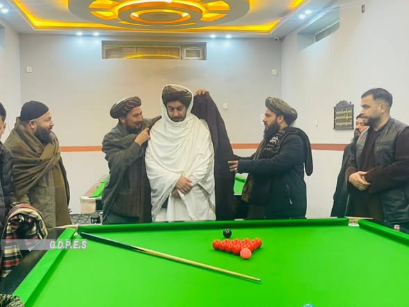 جوزجان؛ مرکز شبرغان ښار کې د سنوکر دوه ورزشي کلبونه پرانيستل شول