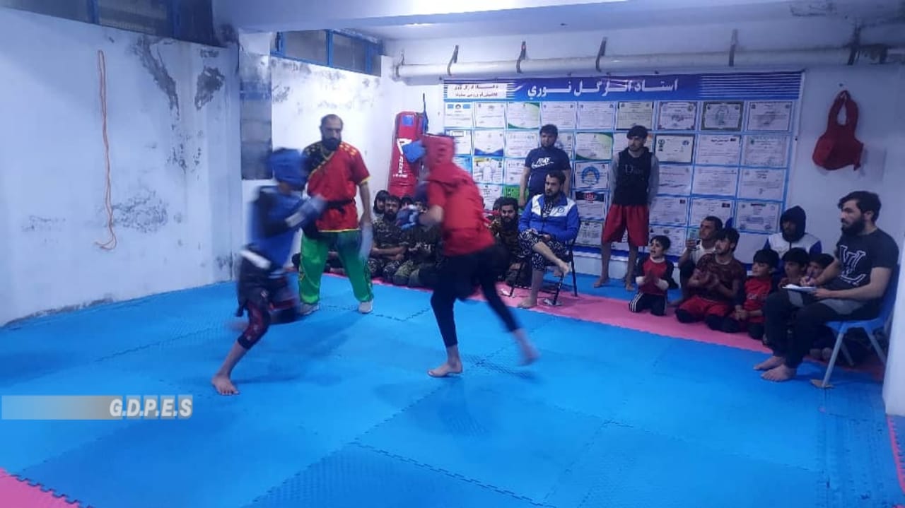 زابل؛ مرکز قلات ښار کې د ۳۴ ورزشکارانو ترمنځ د ووشو سیالۍ ترسره شوې