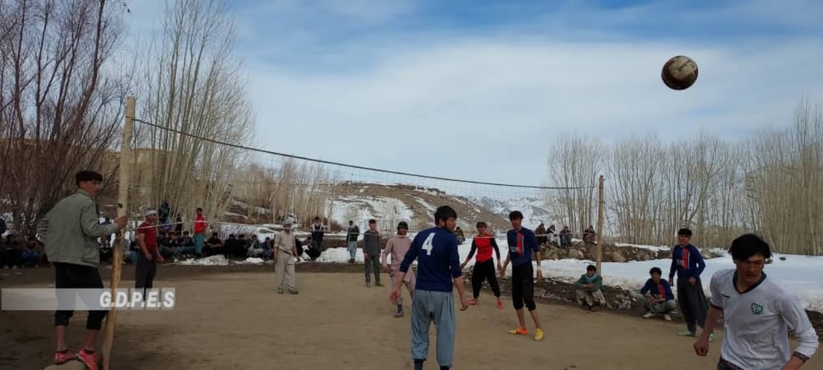 مسابقات والیبال میان هشت تیم در ولسوالی جغتوی ولایت غزنی آغاز گردید