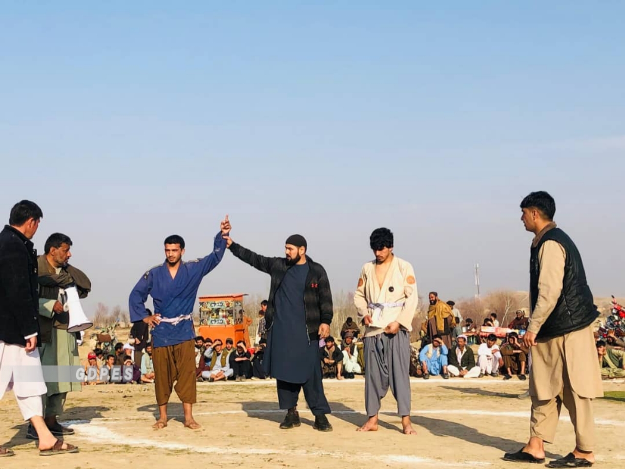 کندز؛ رقابت‌های کورش میان ۴۰ ورزشکار در ولسوالی علی‌آباد برگزار شد