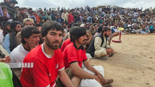 هرات؛ رقابت‌های کشتی محلی با اشتراک ۶۰ تن در ولسوالی پشتون زرغون برگزار شد