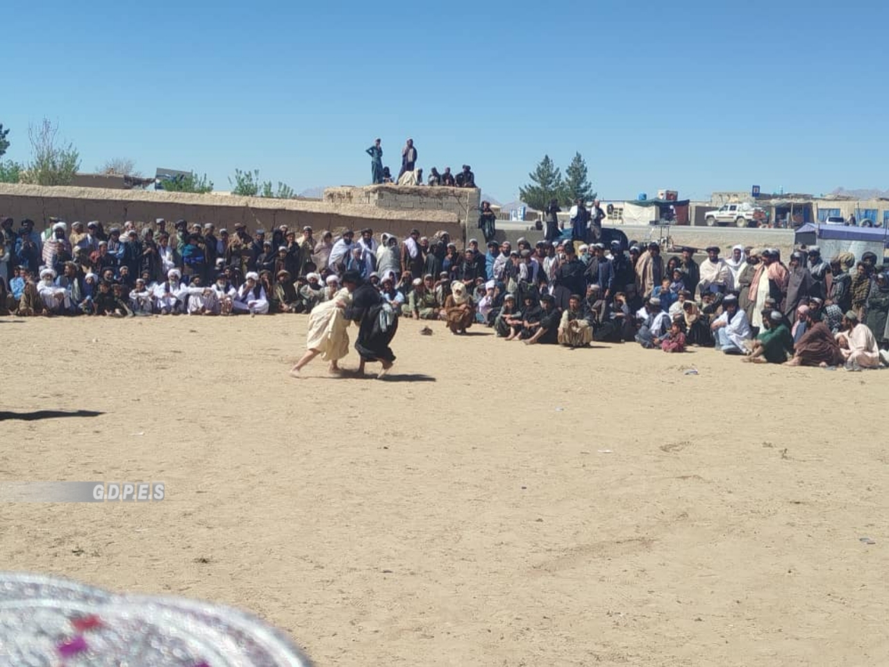 زابل؛ شاجوی ولسوالۍ کې د ۵۰ ورزشکارانو ترمنځ د غېږ نیونې سیالۍ ترسره شوې