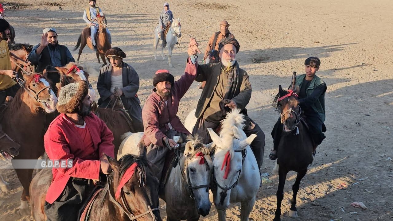 کندز؛ رقابت های بزکشی با اشتراک ۶۰ تن در مرکز برگزار شد