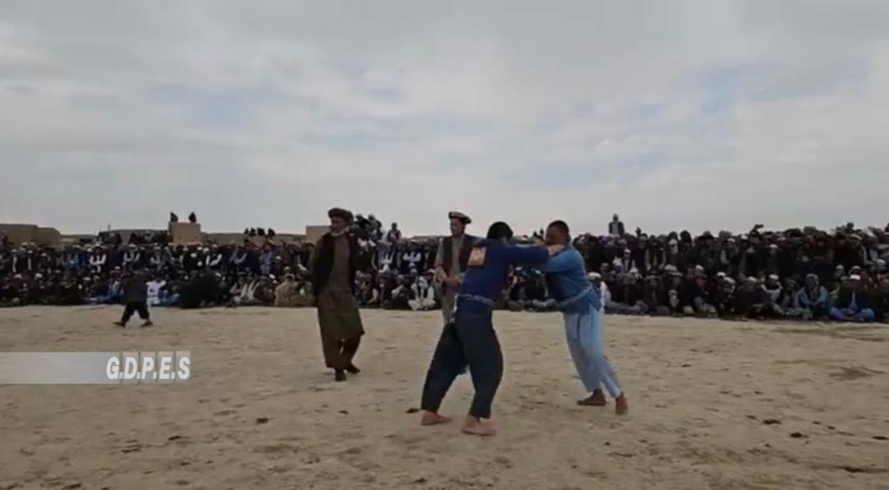 بلخ ؛ مسابقات کورش با اشتراک ١١٠ ورزشکار در ولسوالی کلدار برگزار شد