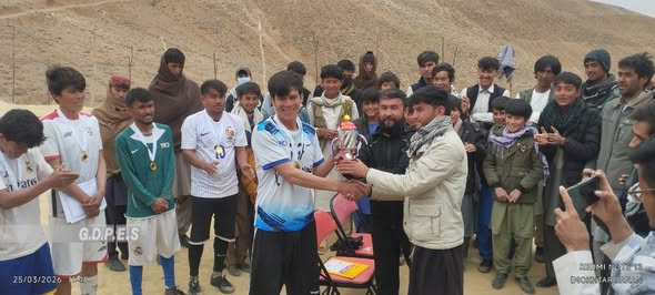 مسابقات فوتسال میان شش تیم در ولسوالی اشترلی ولایت دایکندی به پایان رسید