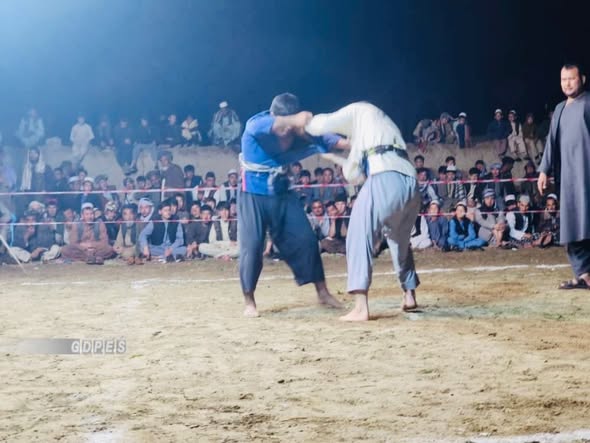 مسابقات پهلوانی محلی با اشتراک چهل ورزشکار در مرکز ولایت جوزجان برگزاری گردید