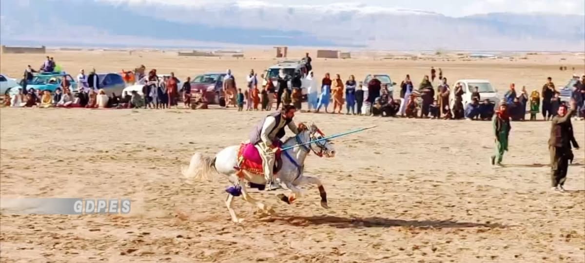 پکتیا؛ روحاني بابا ولسوالۍ کې د نيزه وهنې سیالۍ وشوې