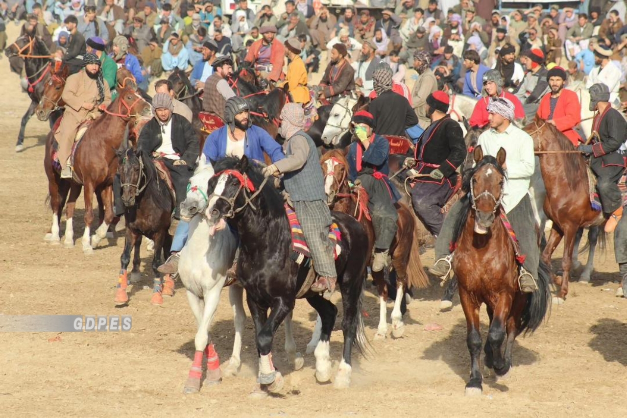 بغلان؛ ډنډ غوري ولسوالۍ کې د ۶۰ چاپندزانو ترمنځ د وزلوبې سیالۍ پای ته ورسېدې