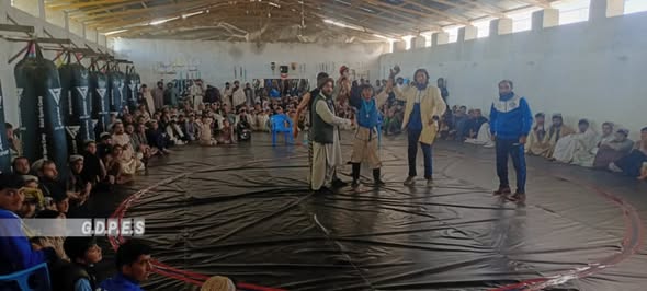 زابل؛ شاجوی ولسوالۍ کې د ۳۰ورزشکارانو ترمنځ د ووشو سیالۍ ترسره شوې
