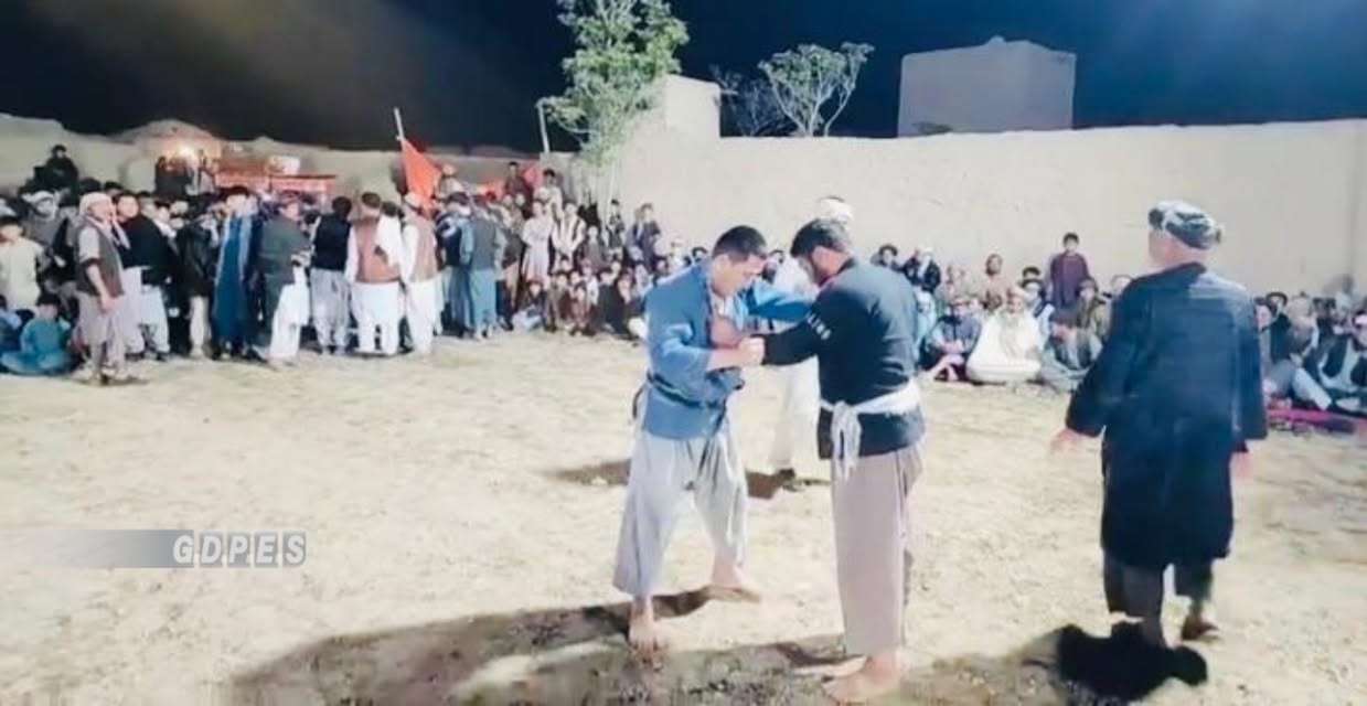 مسابقات پهلوانی میان پنجاه ورزشکار در ولسوالی آقچه ولایت جوزجان برگزار شد