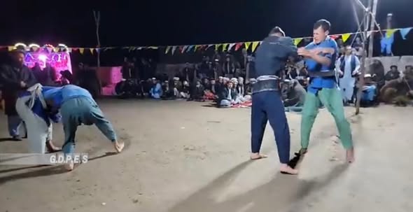 بلخ؛ در ولسوالی شورتپه مسابقات کورش برگزار شد