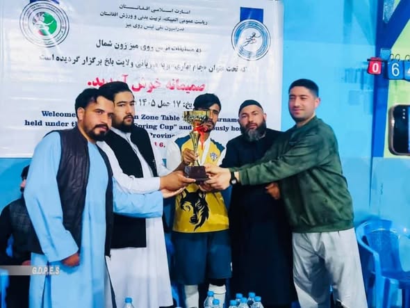 بلخ؛ رقابت‌های تینس روی میز با اشتراک ۵۰ تن در شهر مزارشریف برگزار شد