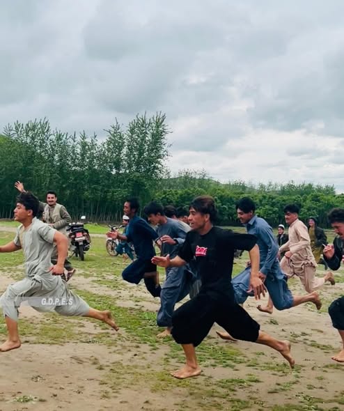 تخار؛ برگزاری رقابت های دوش در قریه کلفگانی ولسوالی ینگی قلعه