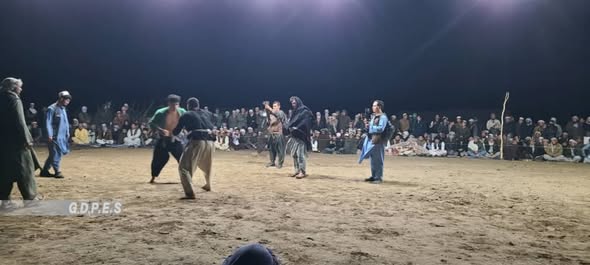 کندز؛ رقابت‌های محلی کورش میان ٧٠ ورزشکار در ولسوالی قلعه زال برگزار شد