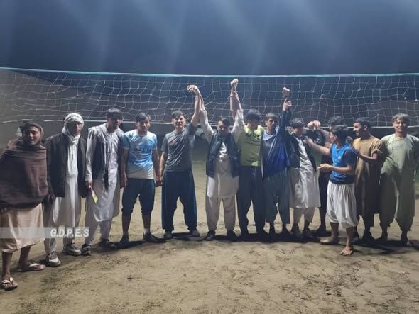 کندز؛ رقابت های والیبال با اشتراک شش تیم در ولسوالی امام صاحب برگزار شد