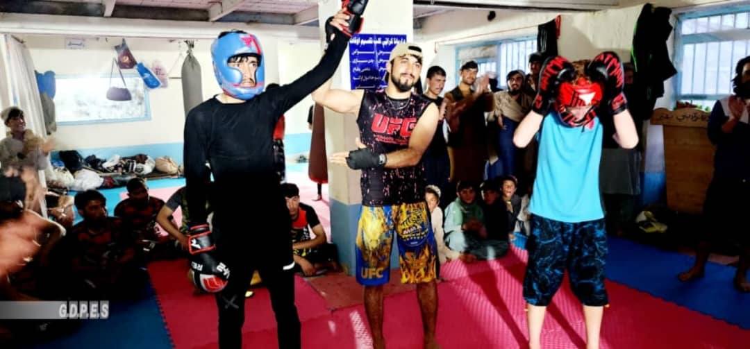 زابل؛ شاجوی ولسوالۍ کې د ٣٤ ورزشکارانو ترمنځ د کېک جیتسو سیالۍ ترسره شوې