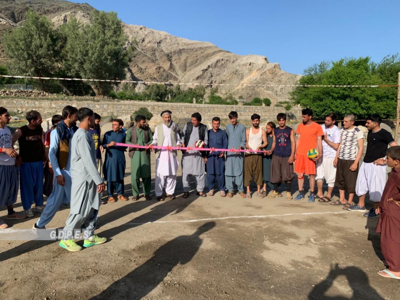 کنر؛ رقابت‌های والیبال میان هفت تیم در ولسوالی چوکی آغاز شد