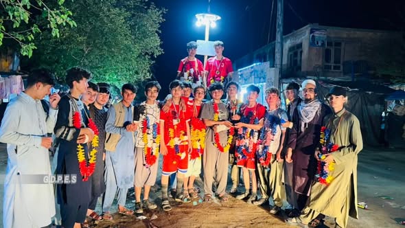 کندز؛ رقابت های فوتبال با اشتراک ۸ تیم در ولسوالی قلعه‌زال به پایان رسید