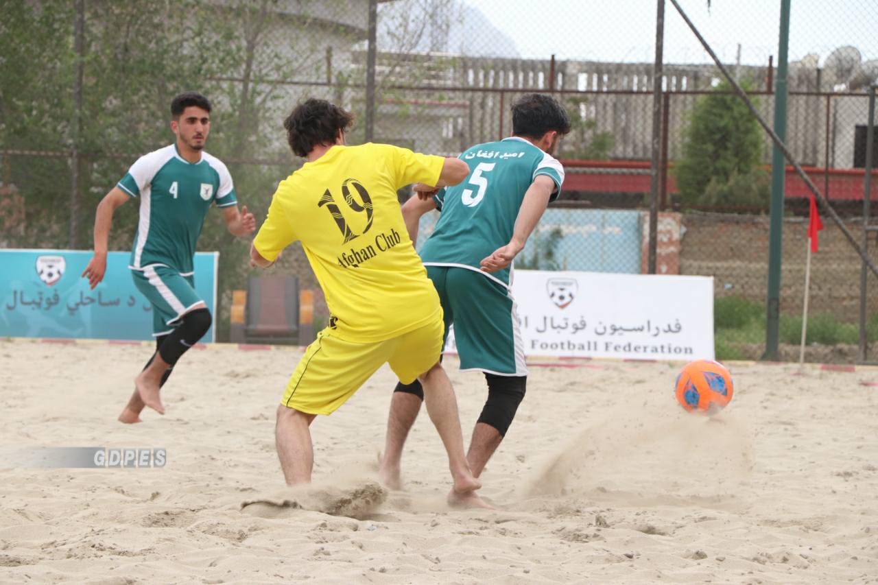 مسابقات لیگ برتر فوتبال ساحلی کابل میان هفت تیم آغاز شد