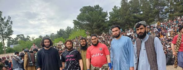 برگزاری مسابقات کشتی محلی در ولسوالی چشت شریف ولایت هرات