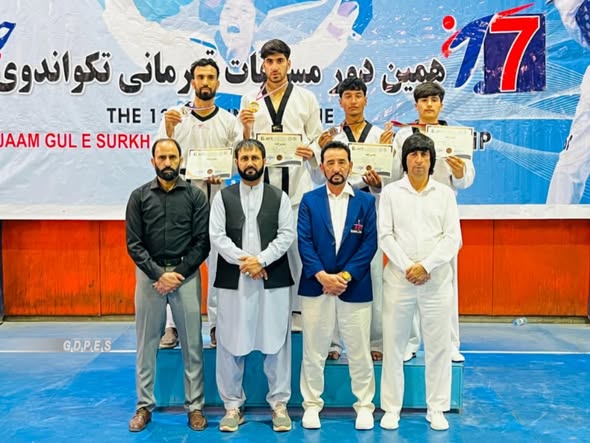 هفدهمين دوره رقابتهای تكواندو جام گل سرخ در بلخ با قهرمانی پروان به پایان رسید