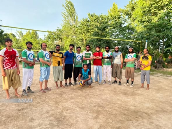 کندز؛ رقابت‌های والیبال میان شش تیم در ولسوالی چهاردره برگزار شد