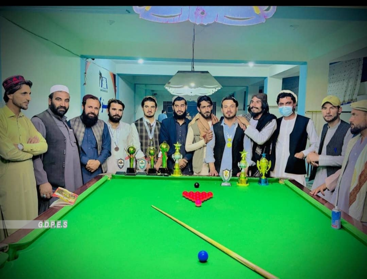 پکتیا؛ یوسف خېلو ولسوالۍ کې د ۴۲ ورزشکارانو ترمنځ د سنوکر سیالۍ ترسره شوې