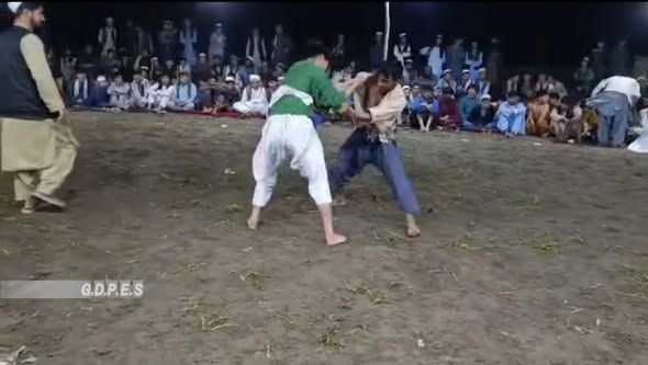 کندز؛ در ولسوالی امام‌صاحب مسابقات کشتی میان ۶۰ پهلوان برگزار شد