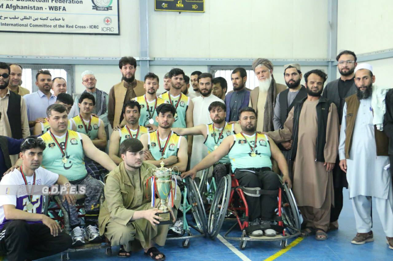 کابل کې د اتو لوبډلو ترمنځ د ويلچر بسکټبال ټاکنيزې سيالۍ پای ته ورسېدې