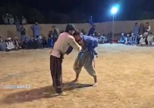 بلخ؛ دولت آباد ولسوالۍ کې د ۱۱۰ پهلوانانو ترمنځ د کورش سیالۍ ترسره شوې
