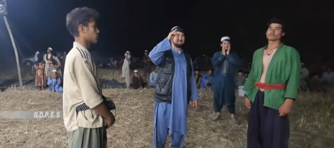کندز؛ امام صاحب ولسوالۍ کې د ۴۵ پهلوانانو ترمنځ شپنۍ سيالۍ وشوې