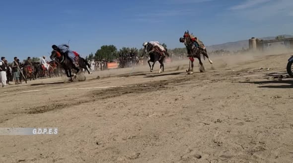 غزنی؛ پایان رقابت های نیزه زنی با اشتراک ۳۴ تیم در ولسوالی اندر
