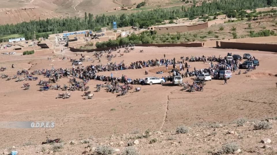 مسابقات کشتی رستمی با حضور ۱۲۰ ورزشکار در ولسوالی تیوره ولایت غور برگزار گردید