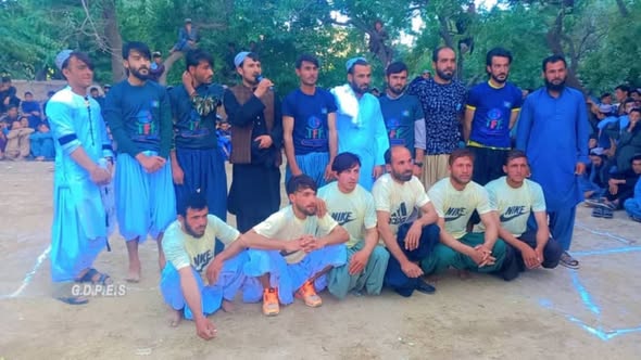 زابل؛ ارغنداب ولسوالۍ کې د ۱۲ لوبډلو ترمنځ د والیبال سیالۍ پای ته ورسېدې