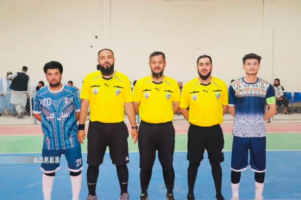 جوزجان؛ مرکز شبرغان کې د ۱۰ لوبډلو ترمنځ د فوټسال سيالۍ پيل شوې