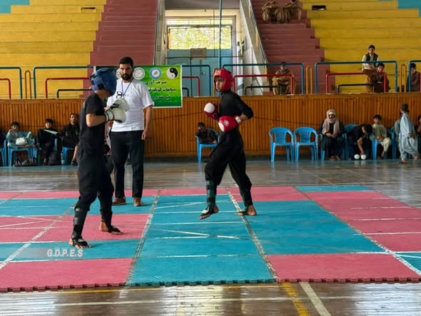 هرات؛ مرکز ښار کې د ۸۰ ورزشکارانو ترمنځ د کونګ فو سيالۍ وشوې