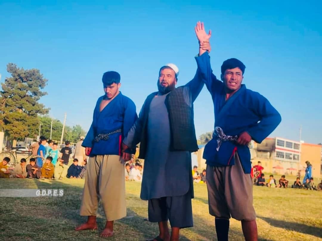 مسابقات کورش میان ۱۰۰ ورزشکار در مرکز ولایت جوزجان برگزار گردید