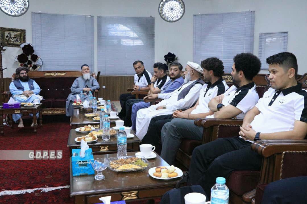 رهبری اداره ورزش کشور با دژان ددویچ، نامزد سرمربی جدید تیم ملی فوتسال افغانستان دیدار کرد