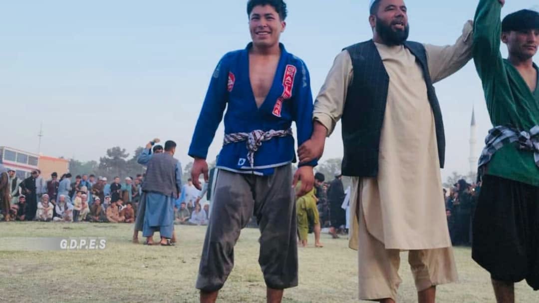 مسابقات محلی کورش میان ۱۰۰ ورزشکار در مرکز ولایت جوزجان برگزار گردید