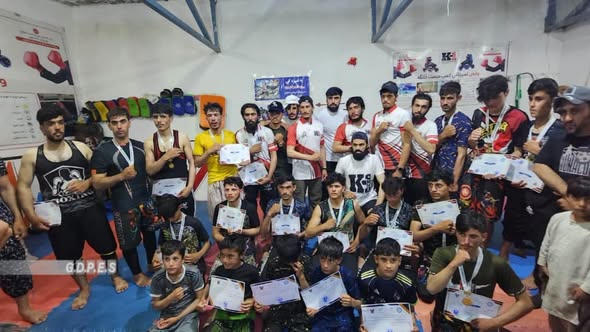 پکتيکا؛ یوسف خېلو ولسوالۍ کې د ٢٠ ورزشکارانو ترمنځ د K1 کیک بوکسینګ سیالۍ ترسره شوې