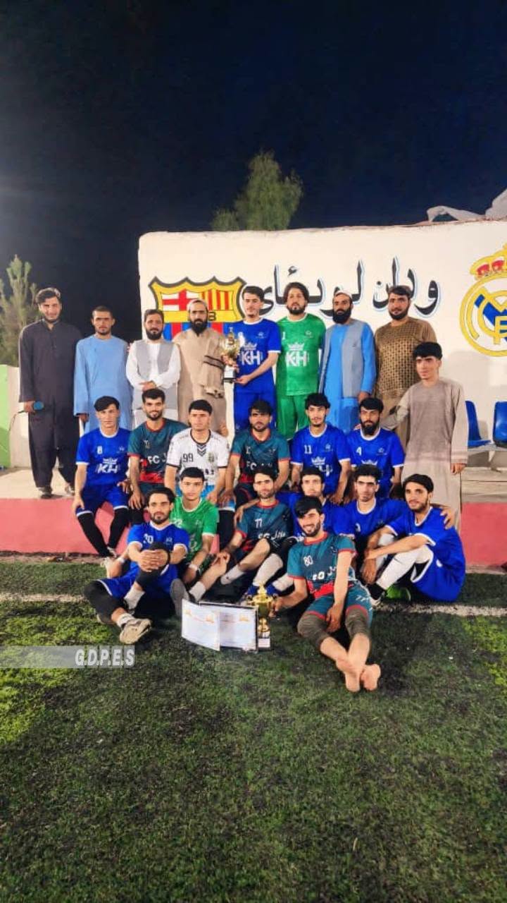 هلمند؛ مرکز لښکرګاه ښار کې د څلور لوبډلو ترمنځ د فوټسال سیالۍ ترسره شوې