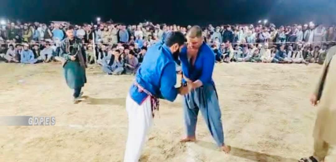 جوزجان؛ برگزاری مسابقات محلی کورش در ولسوالی آقچه