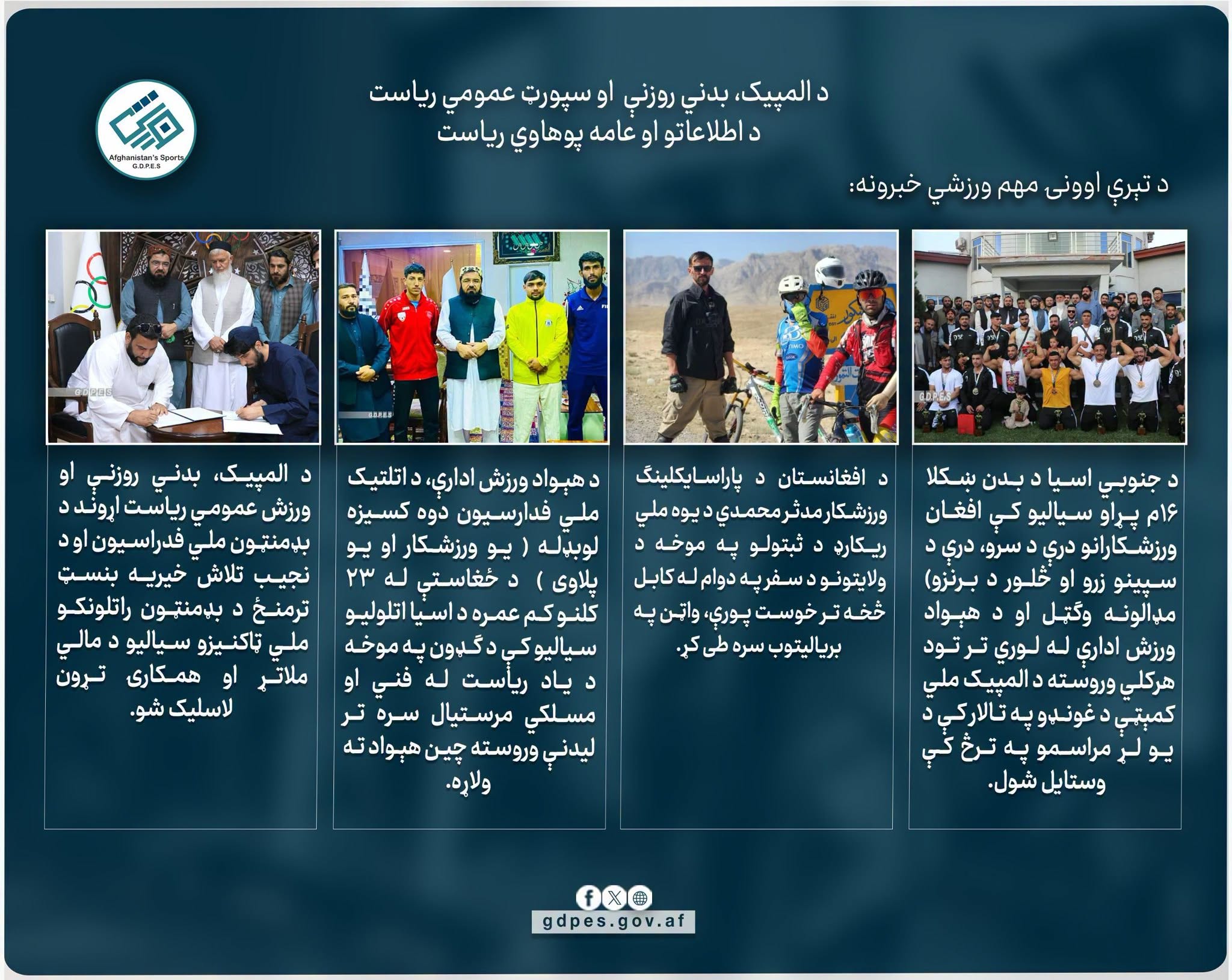 #د_افغانستان_اړوند_د_تېرې_اوونۍ_مهم_ورزشي_خبرونه
