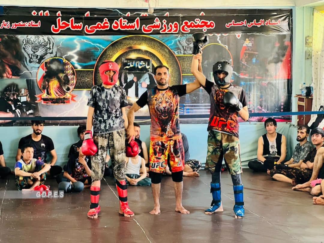 پکتیا؛ مرکز ګردېز ښار کې د ۳۰ ورزشکارانو ترمنځ رزمي سيالۍ ترسره شوې