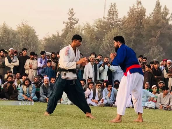 مسابقات پهلوانی کورش میان ۳۰ ورزشکار در مرکز ولایت بغلان برگزار گردید