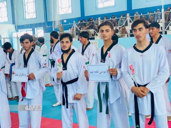 هلمند؛ مرکز لښکرګاه ښار کې د ۸۰ ورزشکارانو ترمنځ د تکواندو ټاکنیزې سیالۍ پای ته ورسېدې