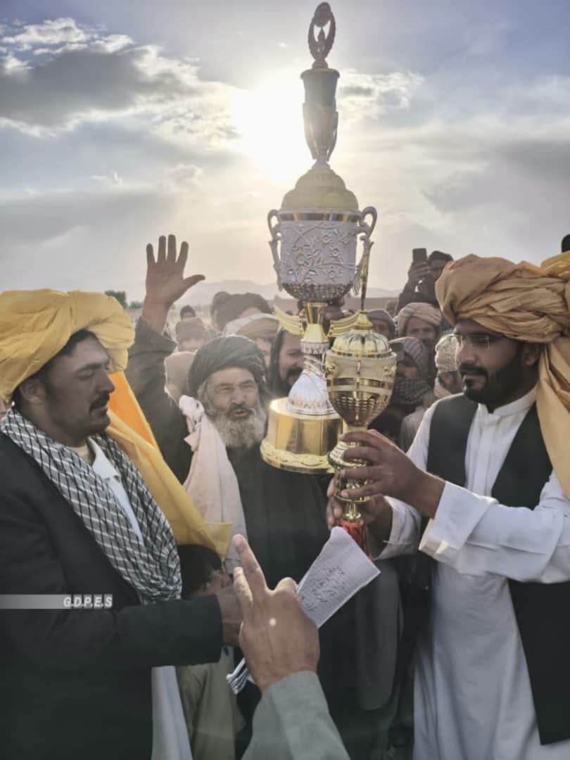 غزني؛ ګیرو ولسوالۍ کې د اتو لوبډلو ترمنځ د نېزه وهنې سیالۍ وشوې